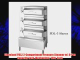 Cleveland PDL2 2-Compartment Pressure Steamer w/ 8-Pan Capacity Each Mechanical 120v Each