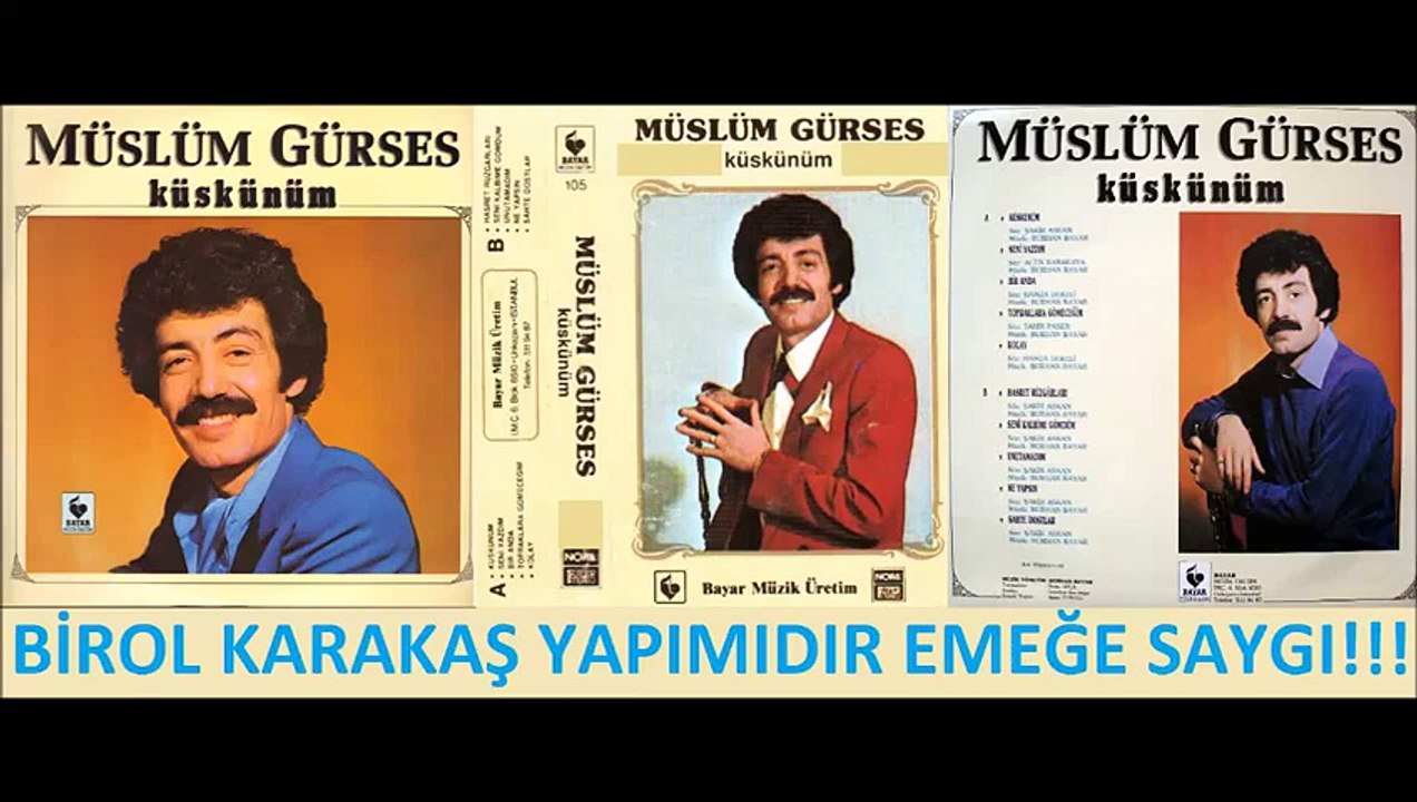 Müslüm Gürses - Unutamadım ( Kaç Kadeh Kırıldı )