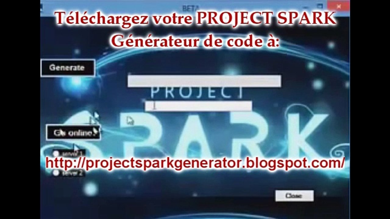 Project Spark Générateur de code Giveaway