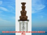 Buffet Enhancements Stainless Steel 3 Tier 27 Inch Chocolate Fountain