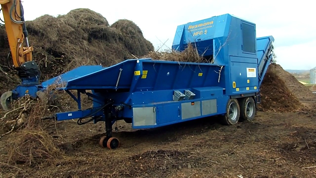 Broyeur rapide affineur Husmann HFG-5 broyage de sarments
