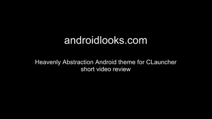 Heavenly Abstraction Theme With Custom Icon pack For Android OS