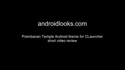 Prambanan Temple Theme With Amazing Design For Android Device