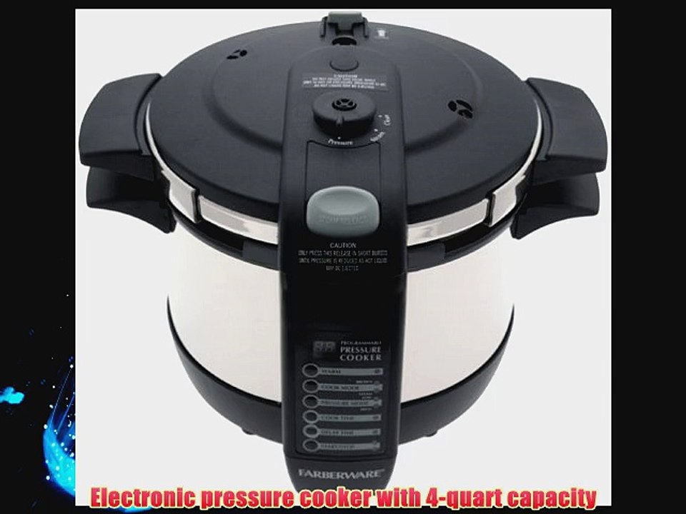 Farberware FPC400 4-Quart Programmable Electric Pressure Cooker