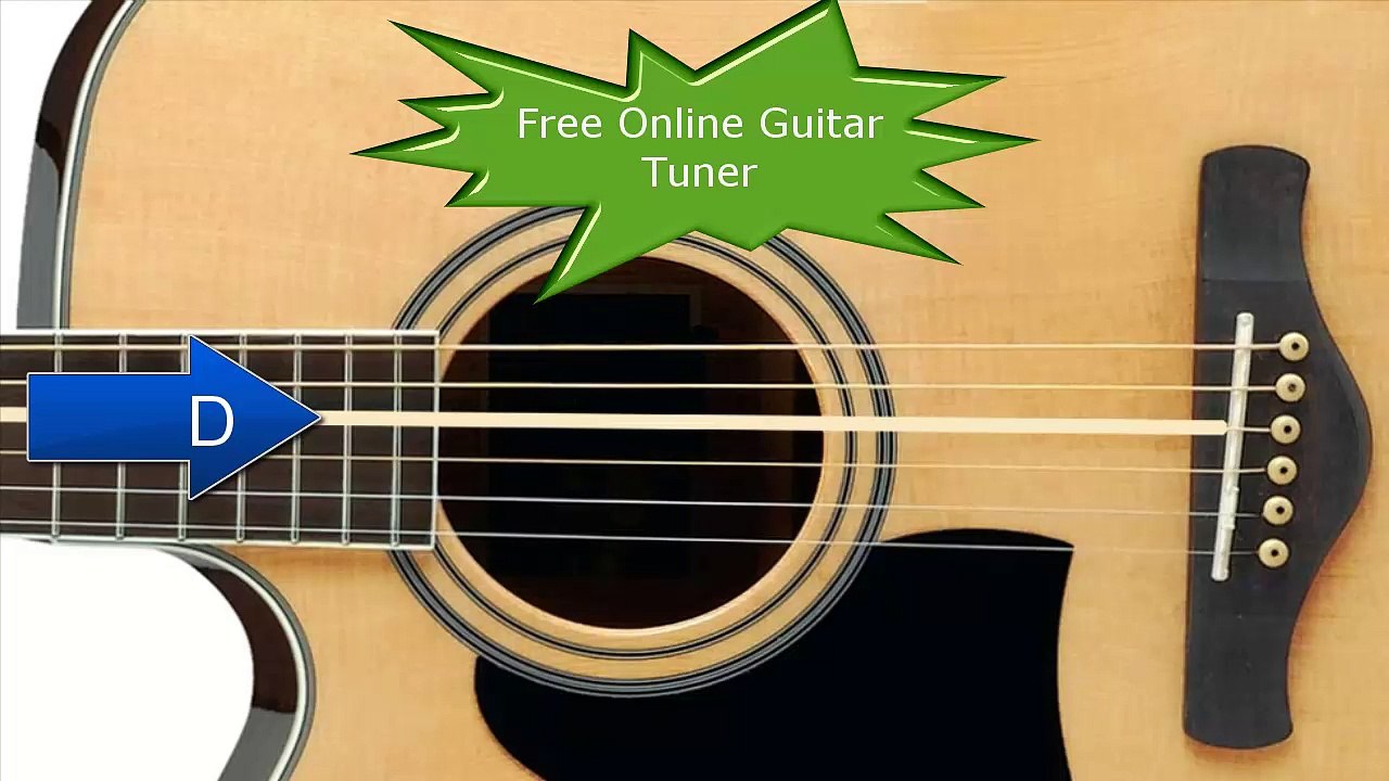 Free Online Guitar Tuner E A D G B E video Dailymotion