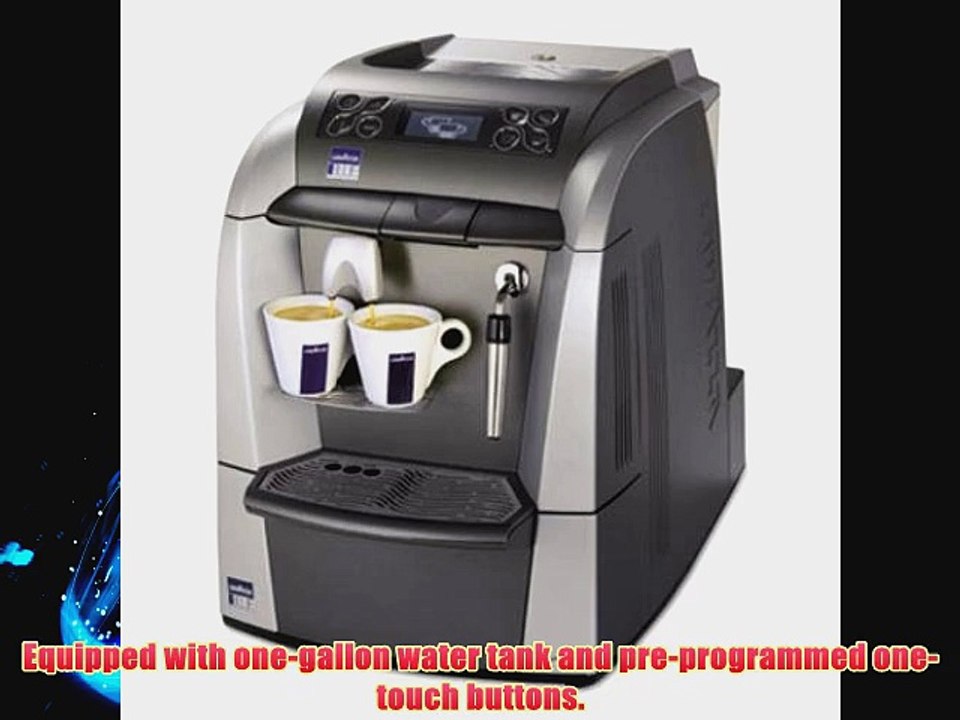 Lavazza 2312 Blue 2312 Espresso/cappuccino Machine 1-gal Tank Silver/gray18.6x12.9x15.4