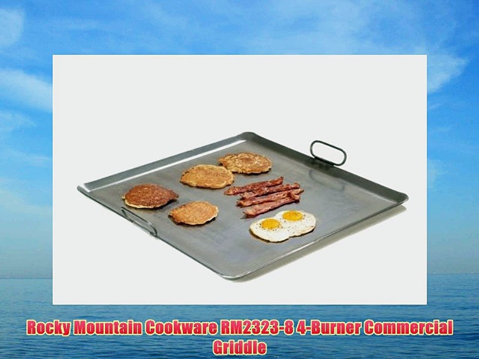 Rocky Mountain Cookware RM2323-8 4-Burner Commercial Griddle