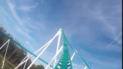 Dünyanın en hızlı lunapark treninin test sürüşü