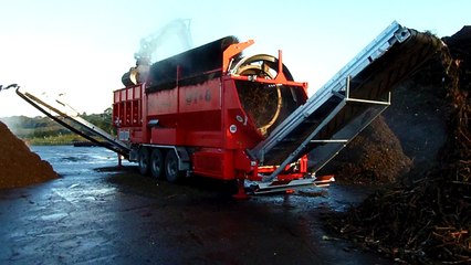 crible double trommel Terra Select DT-6 déchets verts 3 fractions tamis