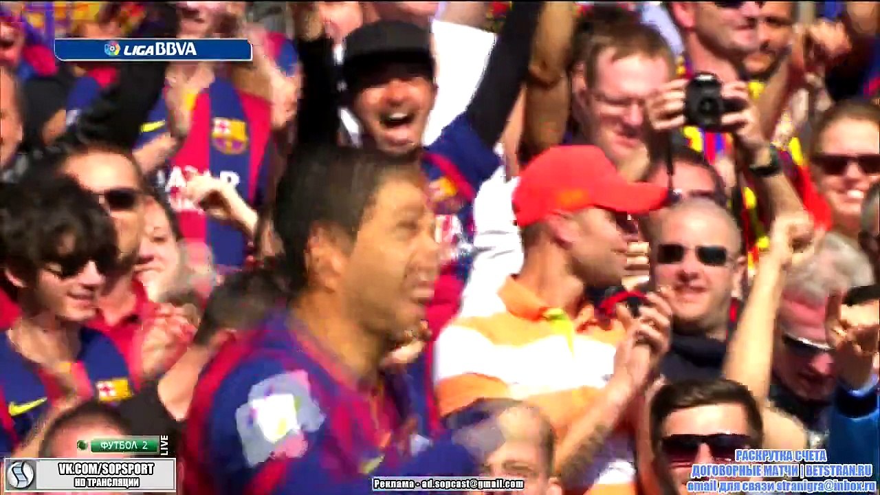 Барселона - Райо Вальекано 1-0! Гол Луиса Суареса. Highlights видео