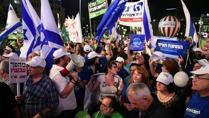 Israël: des milliers d'Israéliens anti-Netanyahu manifestent