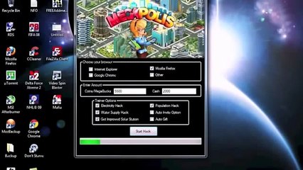 Hướng dẫn Hack Megapolis Hack 2015