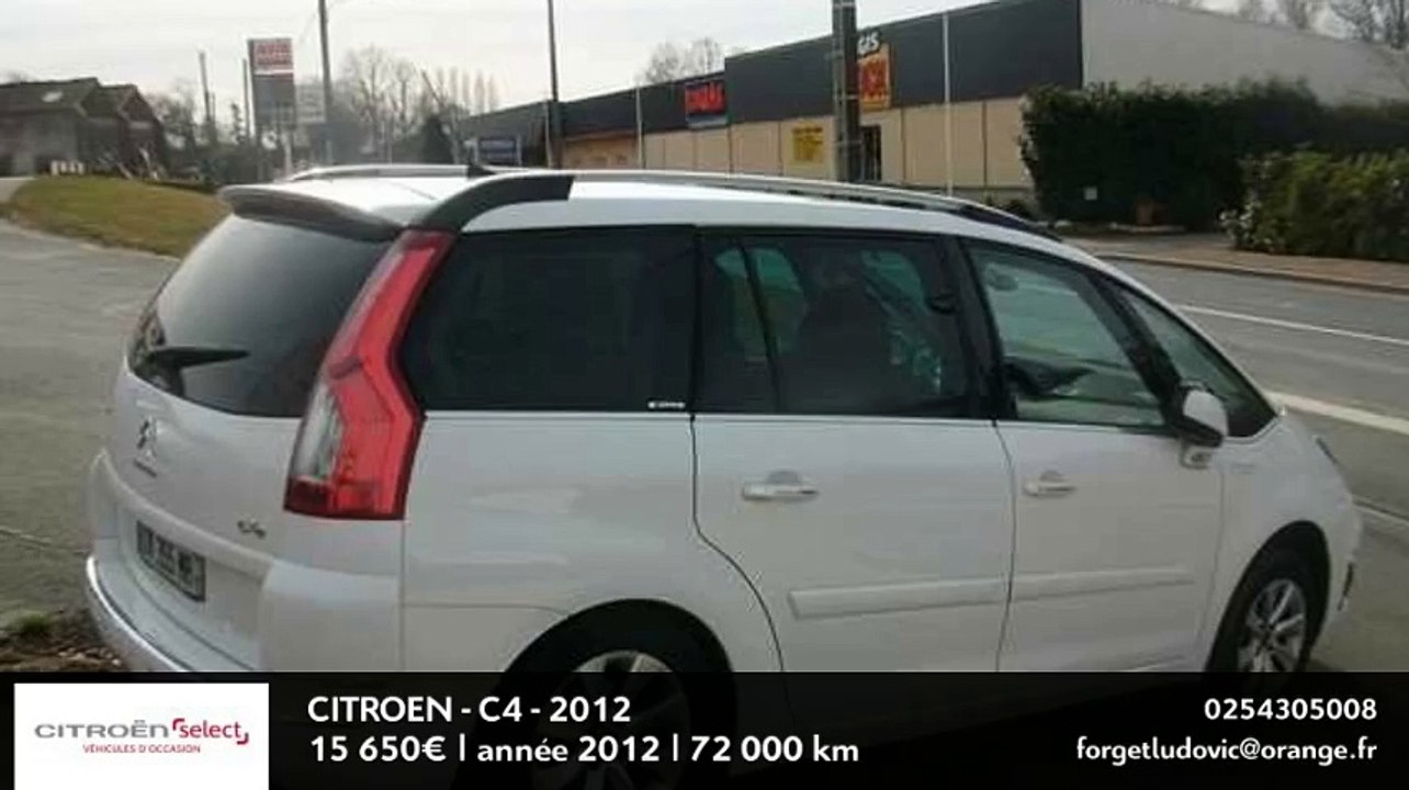 Annonce Occasion CITROëN Grand C4 Picasso HDi 110 FAP 7 pl Exclusive 2012