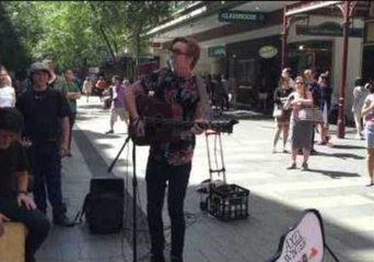 Busker Shuts Down Religious Mardi Gras Protest