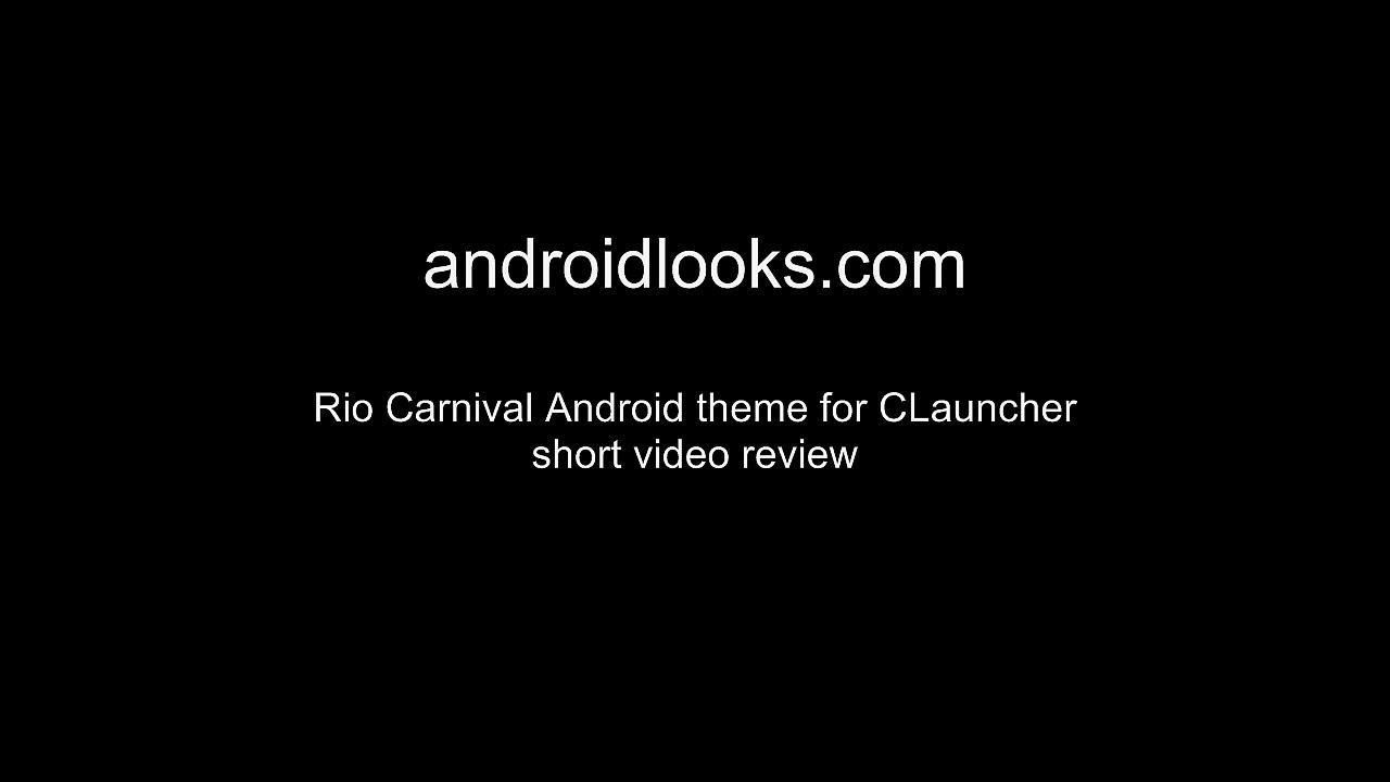 Rio Carnival Theme With Cool Design For Android Device