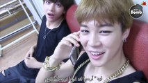 [BANGTAN BOMB] Jimin is on the phone with Ms.A.R.M.Y -arabic sub