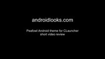 Peafowl Android - Free Theme With Custom Icons For Android Smartphone