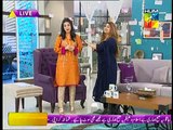 Sanam Jung Proposing To Maya Khan On Her Live Morning Show With Three Diamond Rings