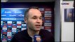Andrés Iniesta on Barça's win over Rayo at Camp Nou