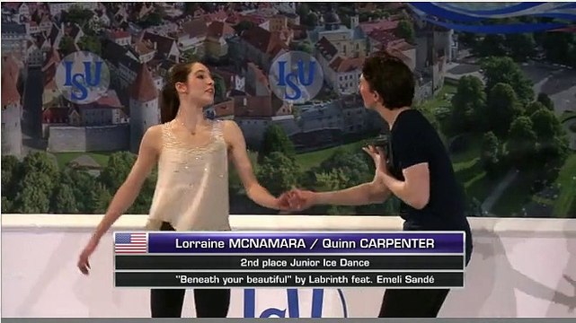 Lorraine MCNAMARA / Quinn CARPENTER - 2015 World Junior Championships - Exhibition