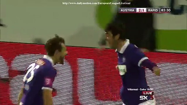 Vance Sikov 2:1 | Austria Wien - Rapid 08.03.2015 HD
