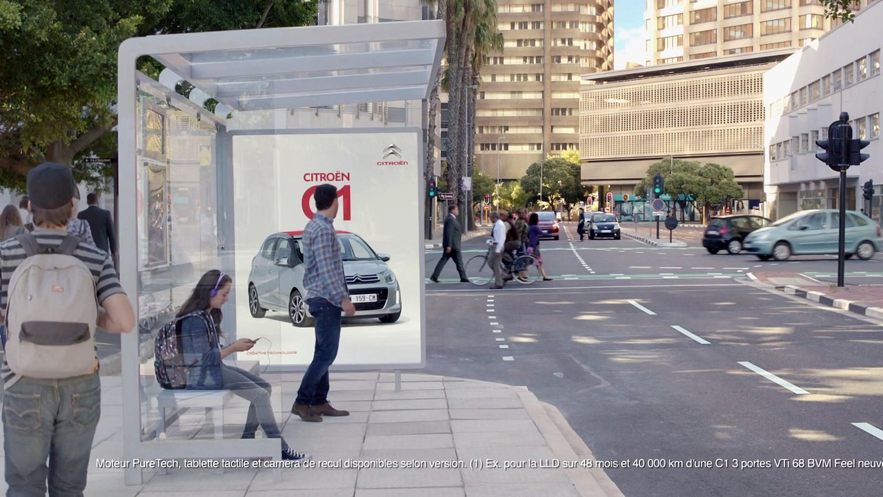 Pub - Citroen C1 - Arret de bus (HD)