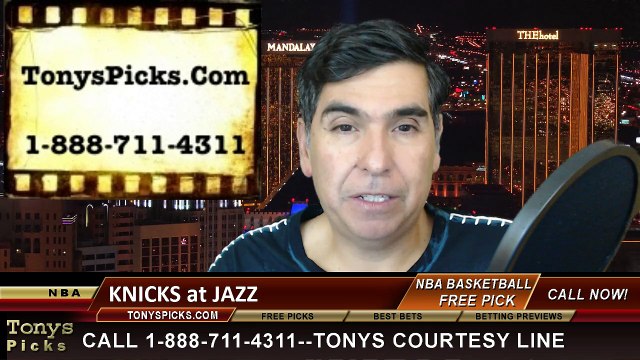 Utah Jazz vs. New York Knicks Free Pick Prediction NBA Pro Basketball Odds Preview 3-10-2015