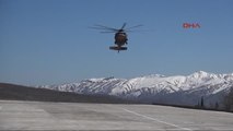 Şırnak Askeri Helikopter Yaralanan 6 Yaşındaki Şeyma İçin Havalandı