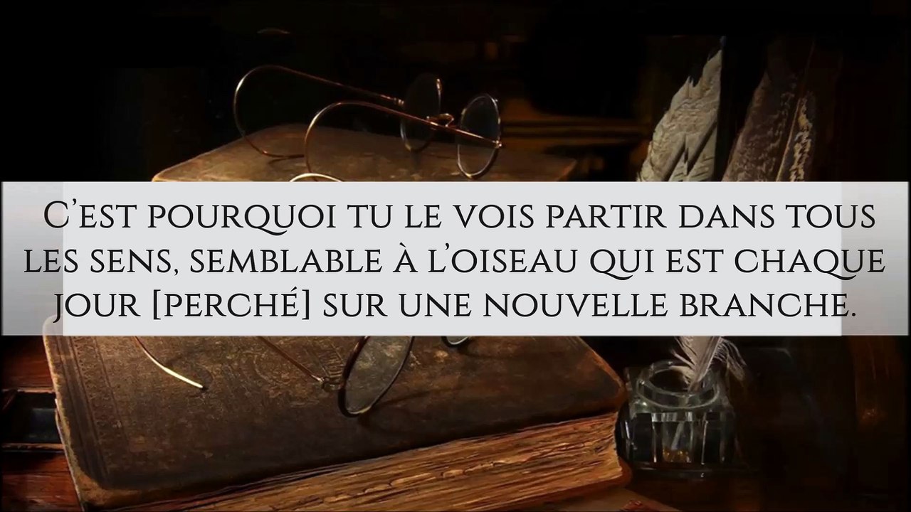 Parmi les moyens d'acquérir la science : la clarification du but [à atteindre]