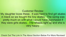 Roller Derby Blazer Boy's Lighted Wheel Roller Skate Review