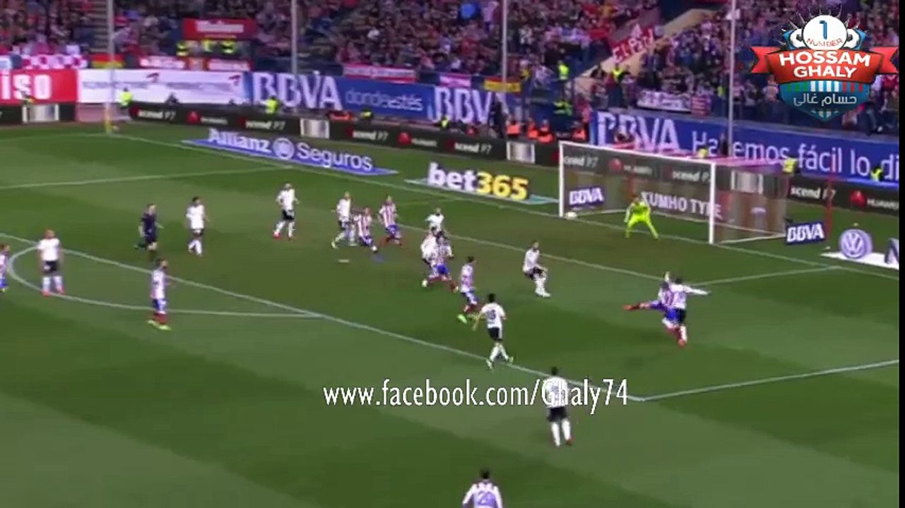 اتليتكو مدريد × فالنسيا 1/1 اهداف المباراه