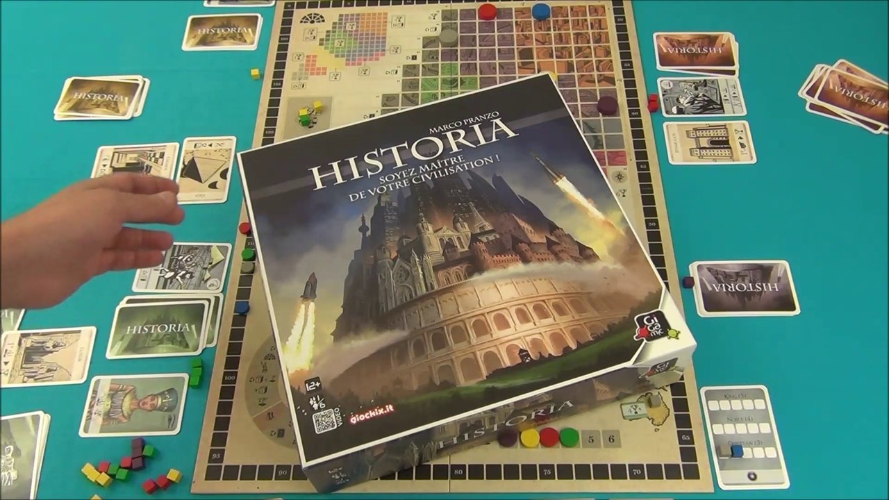Vidéorègle #392: Le jeu de société "Historia" expliqué en vidéo