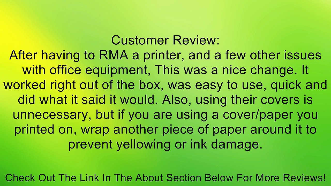 Fellowes Thermal Binding Machine, Helios 30 (5219301) Review