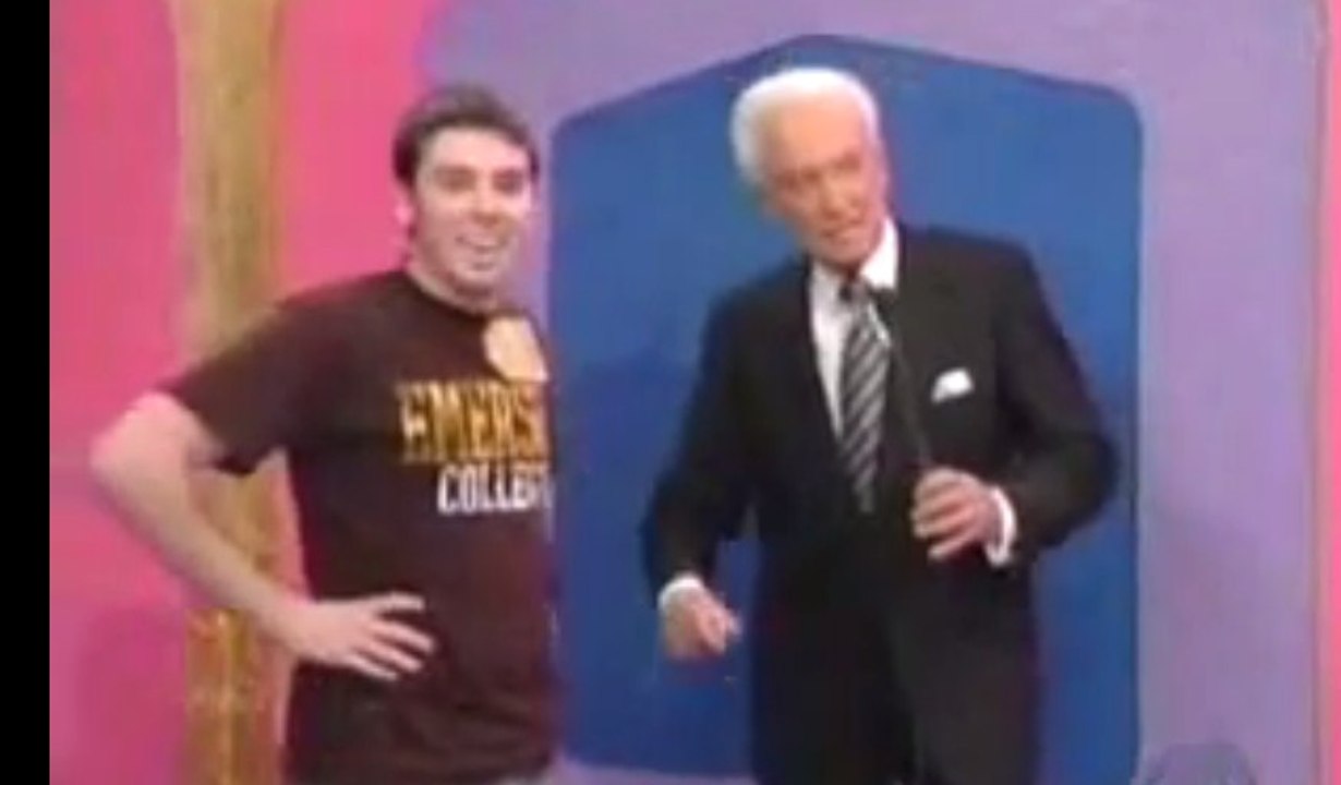 Stupid guy on game show Flip Flop