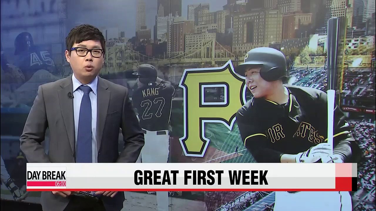 Kang Jung-ho's first week of spring training a success