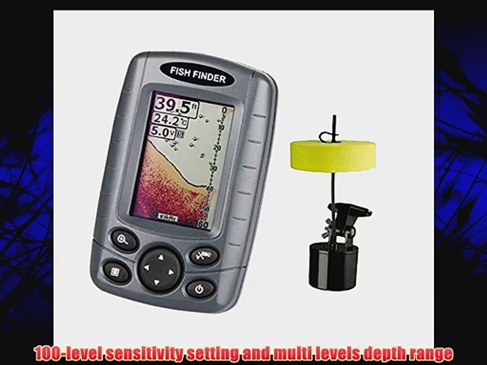 Signstek FF-003 Portable Fish Finder FishFinder Outdoor Fishing Tool Sonar Sensor Boat Fish
