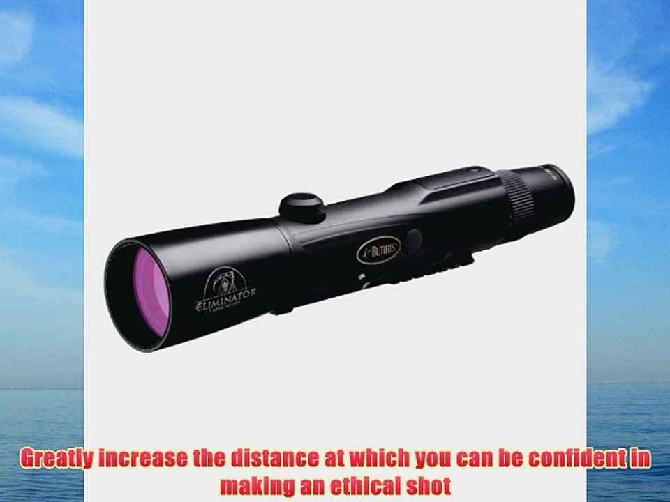 Burris Eliminator 3.5-10 x 40mm Rangefinder Scope Black
