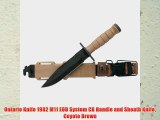 Ontario Knife 1982 M11 EOD System CB Handle and Sheath Knife Coyote Brown