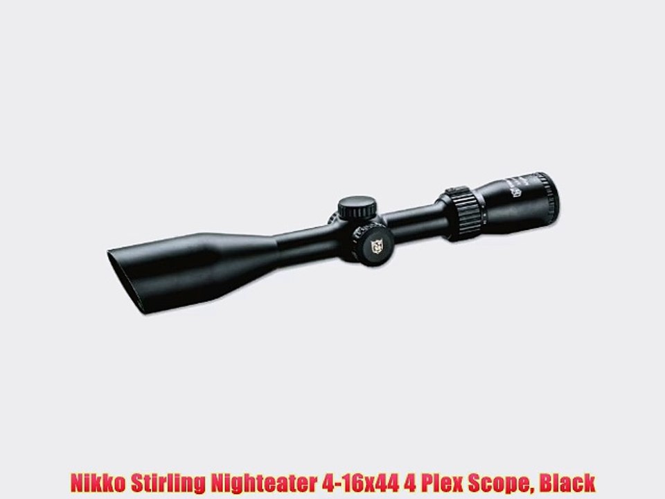 Nikko Stirling Nighteater 4-16x44 4 Plex Scope Black