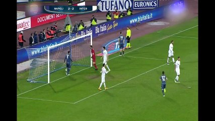 Serie A: Los goles de Napoli 2-2 Inter