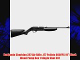 Benjamin Sheridan 397 Air Rifle .177 Pellets 800FPS 19 Black Wood Pump Box 1 Single Shot 397