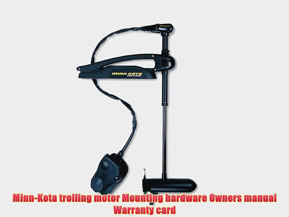 Minn Kota Maxxum 55 Bow-Mount Trolling Motor with Foot Control and Bowguard (55-lb. Thrust