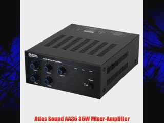 Atlas Sound AA35 35W Mixer-Amplifier