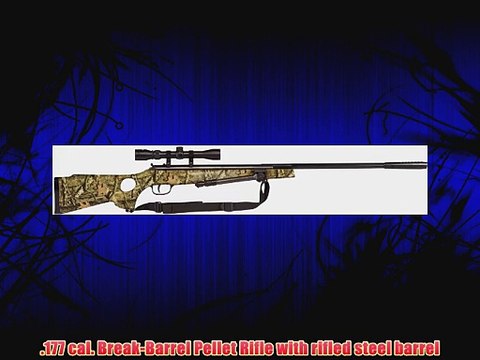 Winchester Model 1400CS .177 Caliber Break-Barrel Air Rifle with Scope/Bi-Pod/Sling Mossy Oak