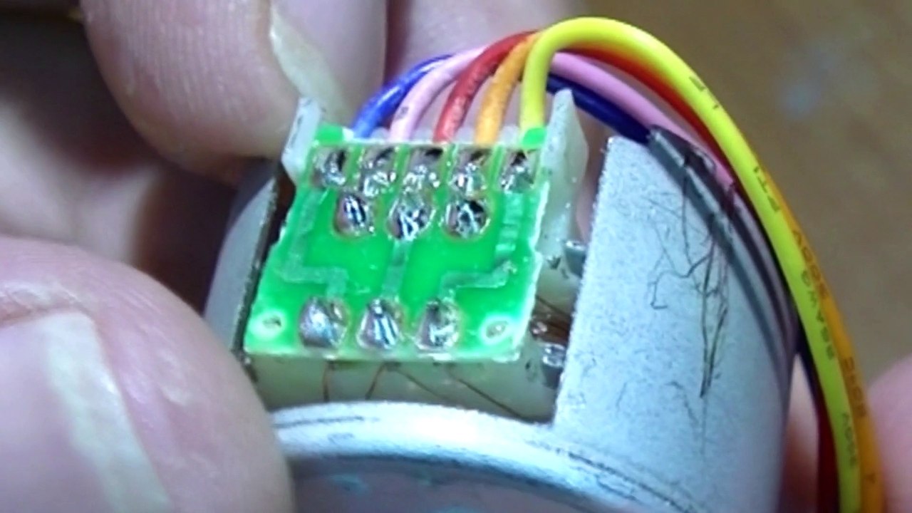 28BYJ-48 Stepper Motor Teardown