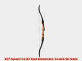 OMP Explorer 2.0 Left Hand Recurve Bow 54-Inch/36-Pound