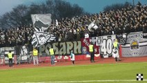 Grobari navijanje | Donji Srem -Partizan 07.03.2015