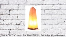 [Hand Crafted] HemingWeigh Natural Air Purifying Himalayan Rock Salt Obelisk Lamp with Wood Base Review