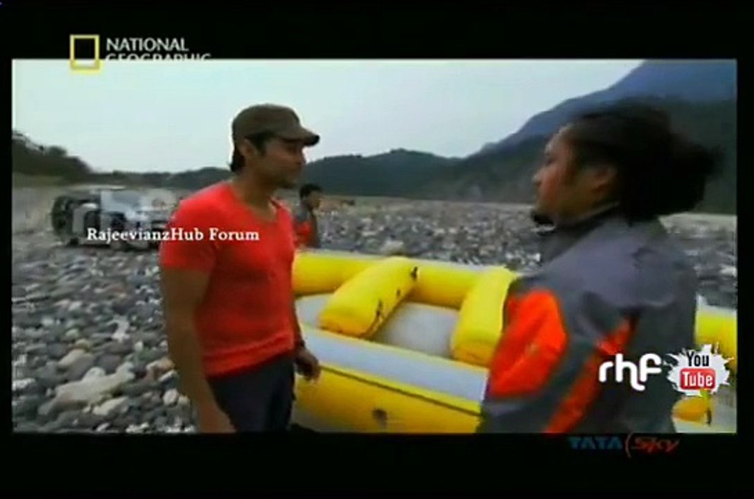 Destination Arrived! Rajeev khandelwal fulfills his dream of getting into the waters of Bramhaputra at Pasighat