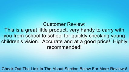 LEA Symbols Near Vision Pocket Eye Chart Review